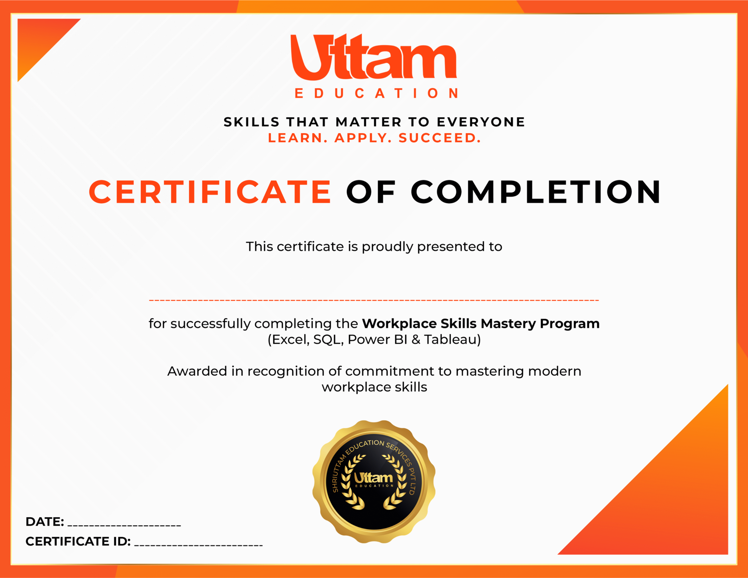 Verified Certificate Preview